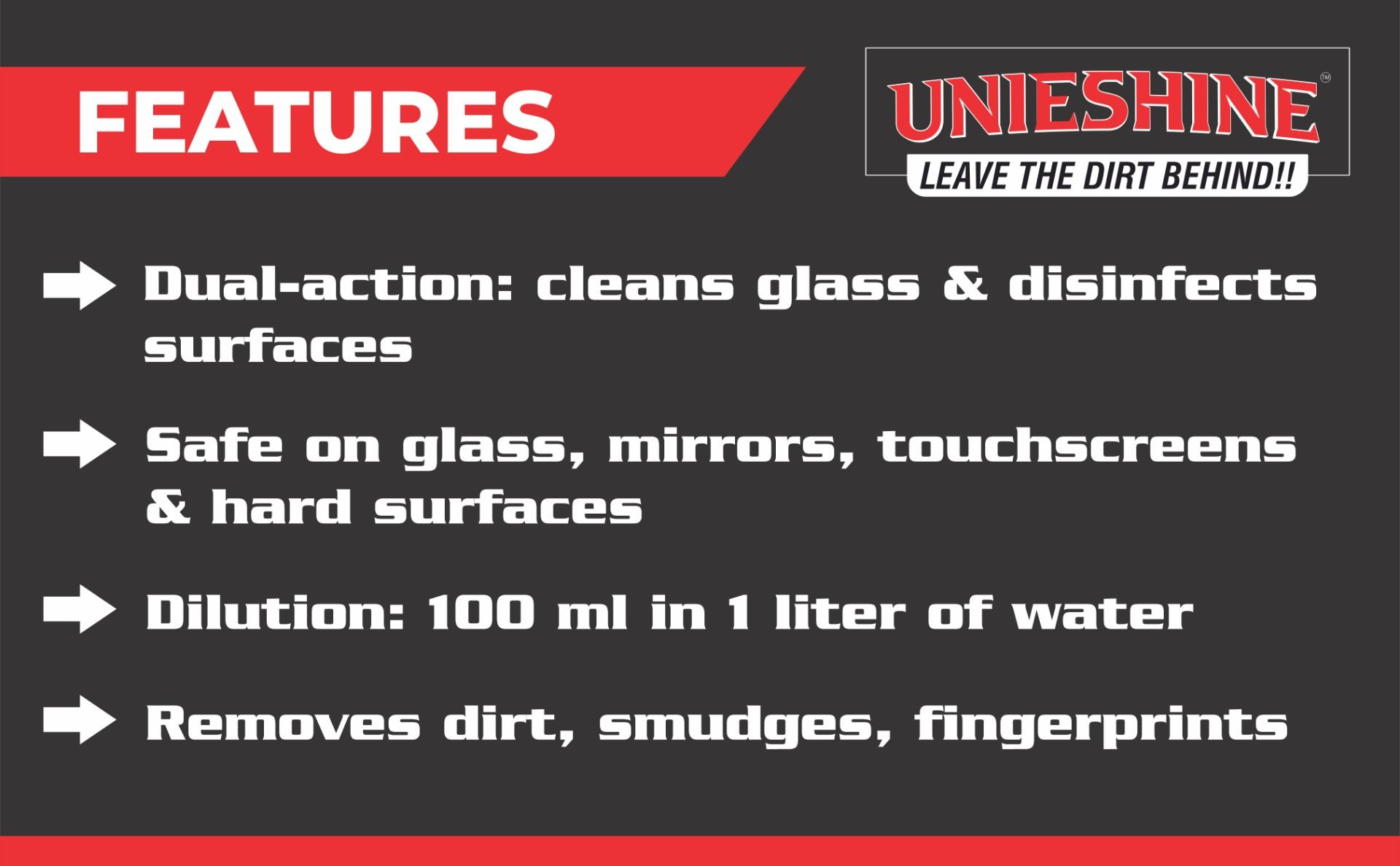 concentrated glass cleaner 