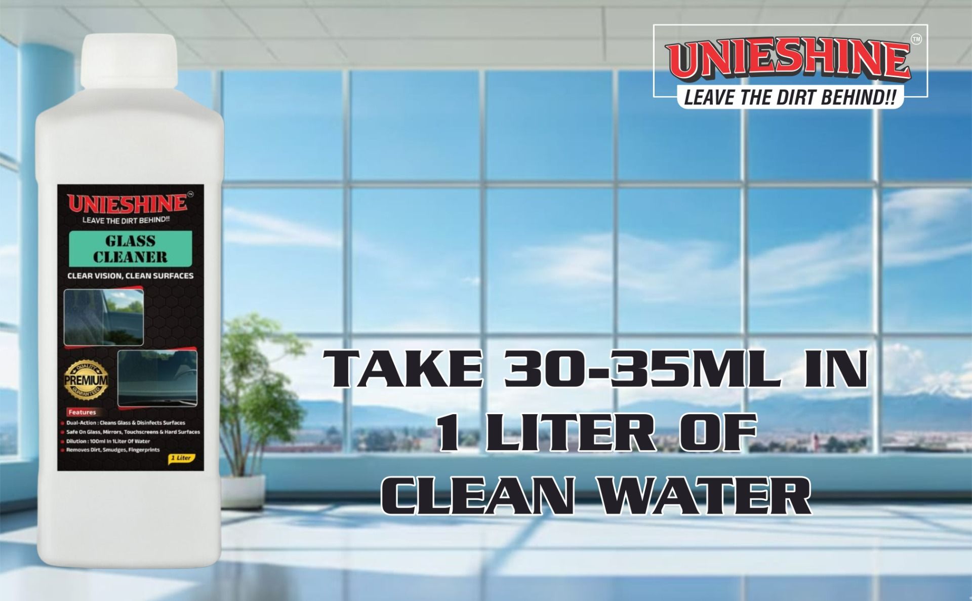 concentrated glass cleaner 