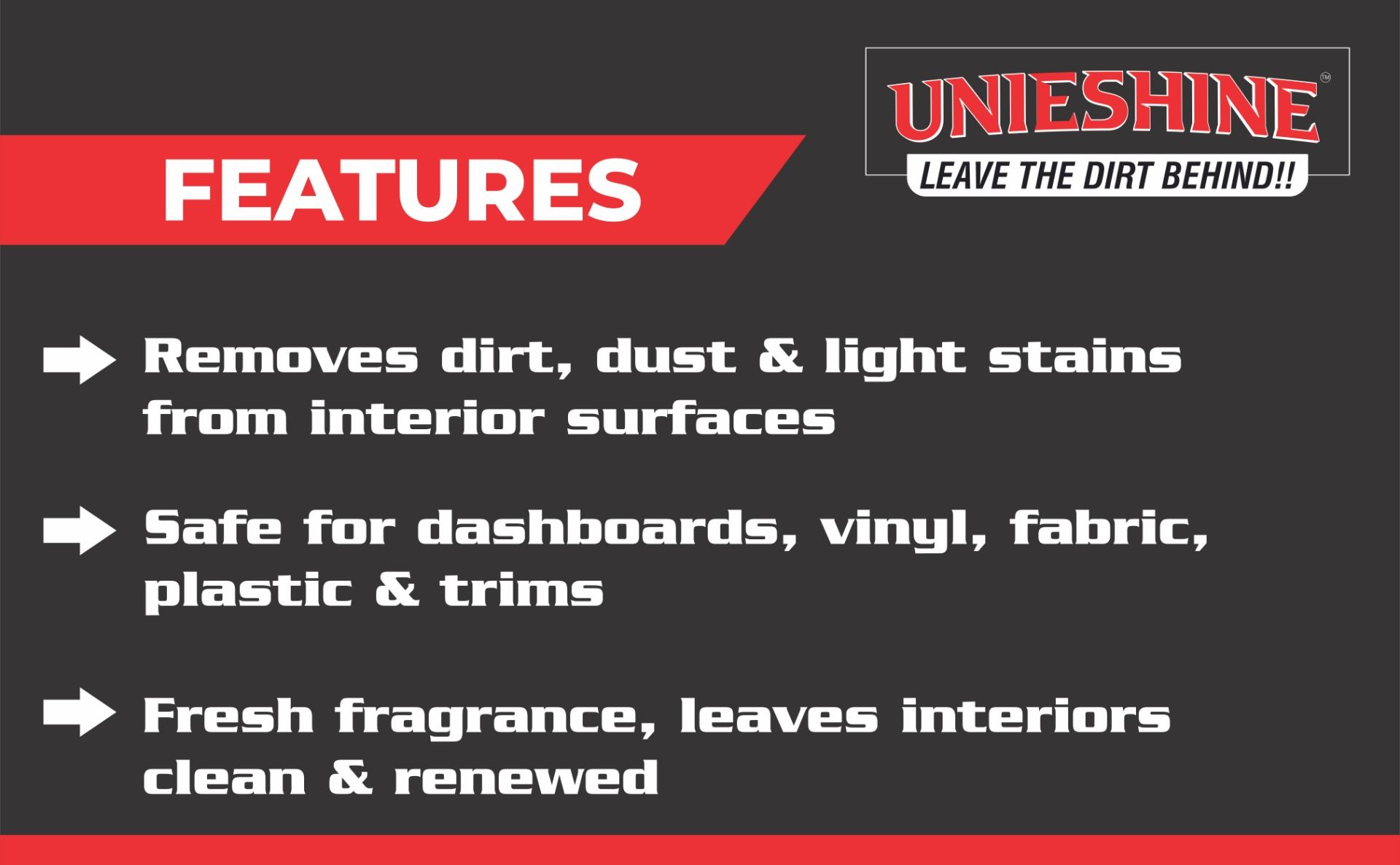 concentrated interior cleaner