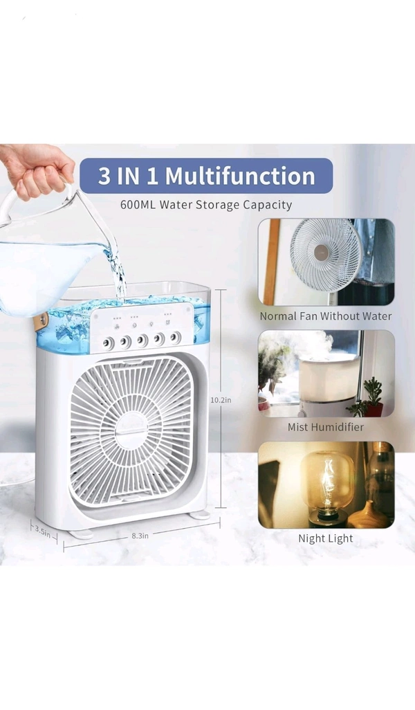 Mini Cooling Humidifier Portable Fan