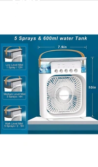 Mini Cooling Humidifier Portable Fan