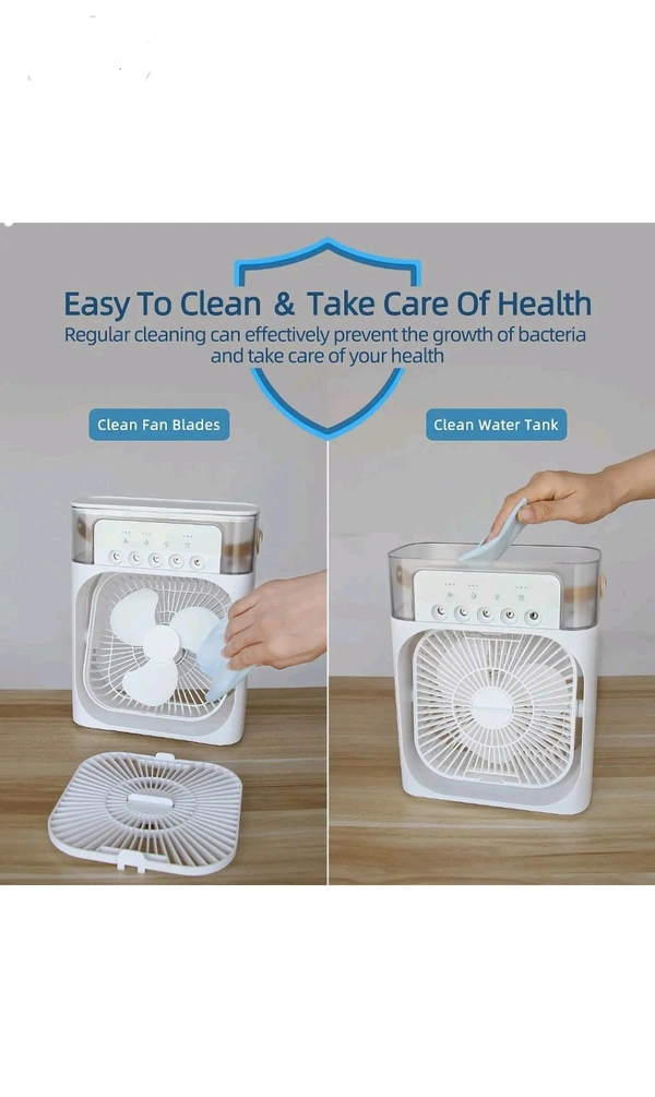 Mini Cooling Humidifier Portable Fan