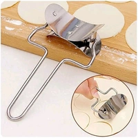 Puri Cutter Roller – Stainless Steel Dough Cutter for Home Baking
