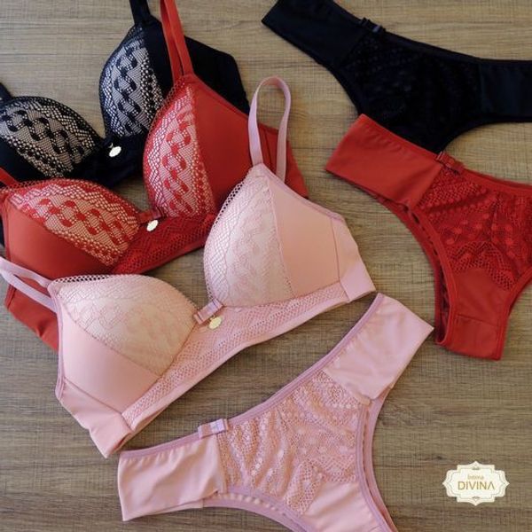 New Import Bra And Underwear Set Of 3 Combo