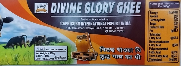 DIVINE GLORY COW GHEE 