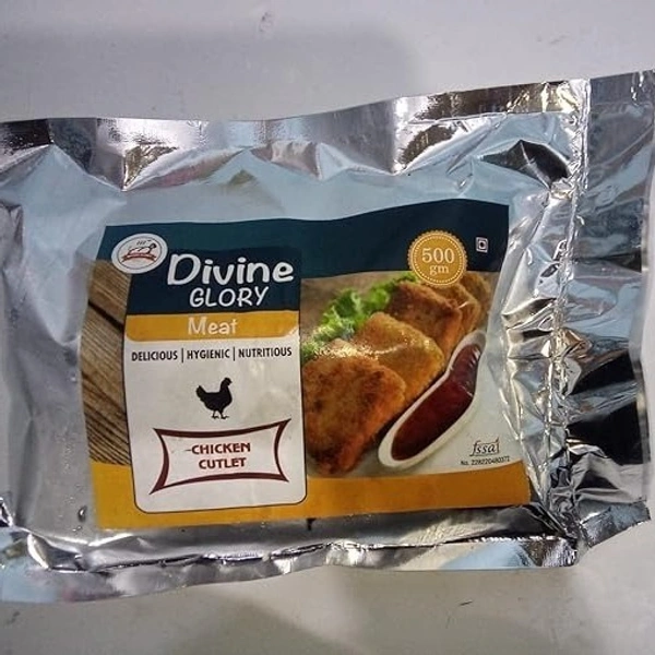 DIVINE GLORY  Chicken Cutlet  - 500 GRM