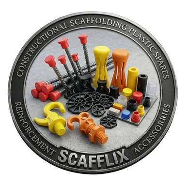 Constructional scaffolding plastic spare