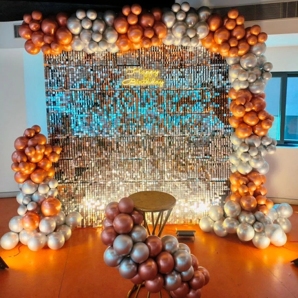 Silver Pannel Decor