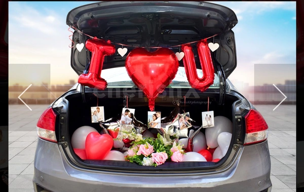 Car Boot Decor Surprise Your Love 