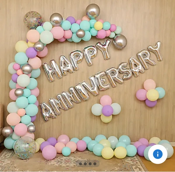 Anniversary Pasel Half Arch Deco
