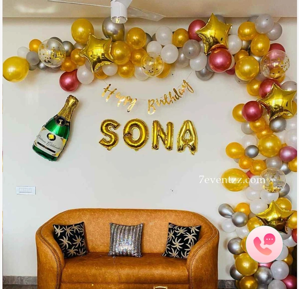 Shining Half Arch Decor 