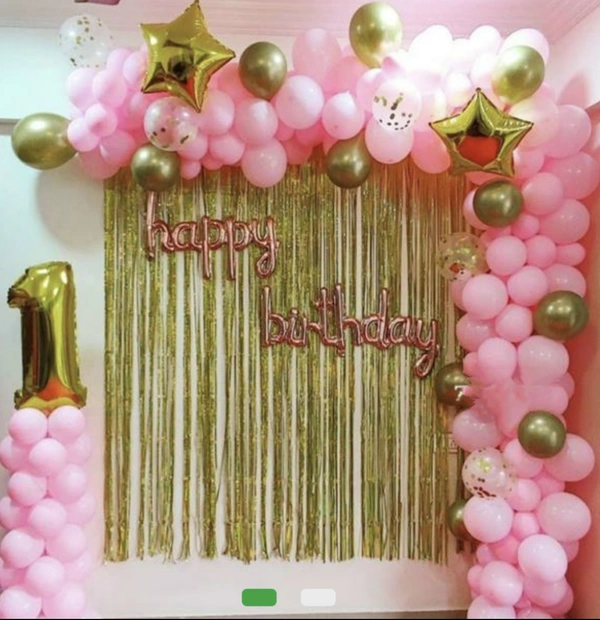 Pink Patel Half Arch Decor 