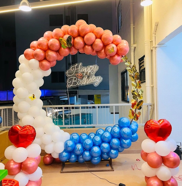 Chrome Ring Decor 