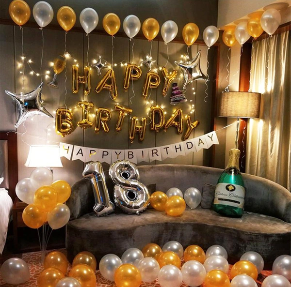 Birthday Sprakiling Ballon Decor 