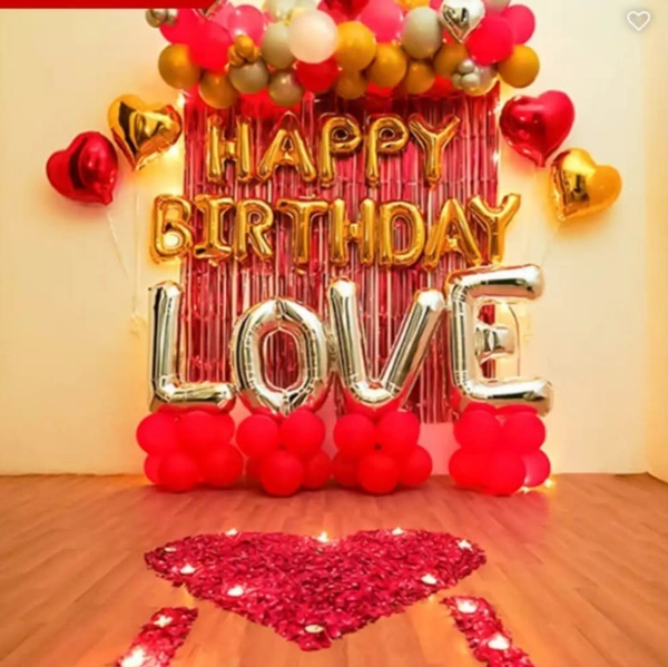 Romantic Birthday Decor 