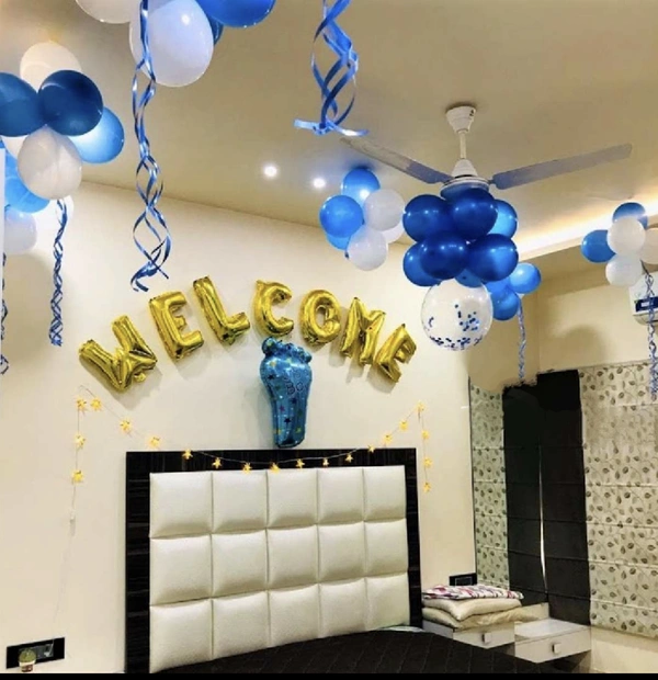 Welcome Baby Boy Decor