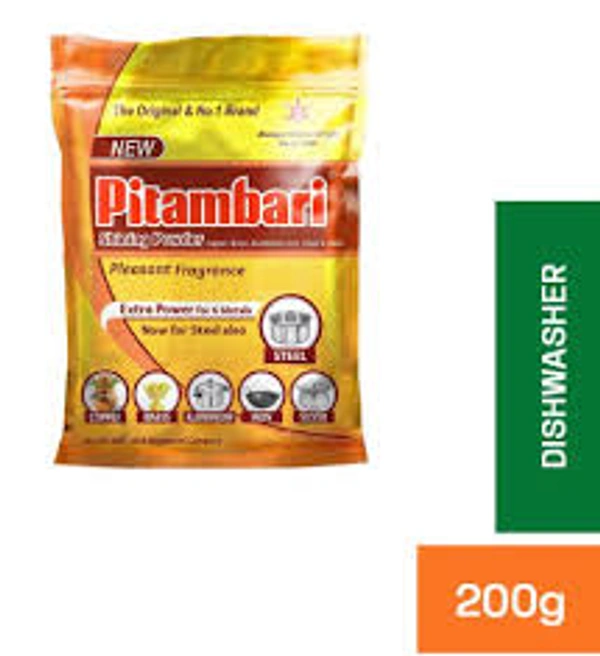 Pitambari Shining Dishwash Powder - 200 g