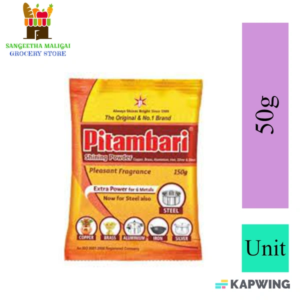 Pitambari Shining Dishwash Powder - 50 g