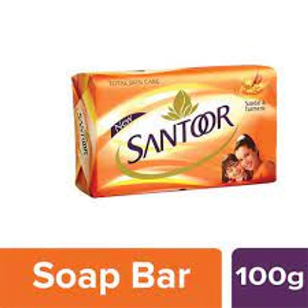 Santoor Sandal & Turmeric Soap - 100 g