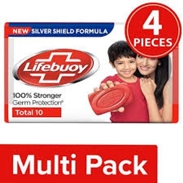Lifebouy Germ Protection Soap - 125 g (Pack of 4)