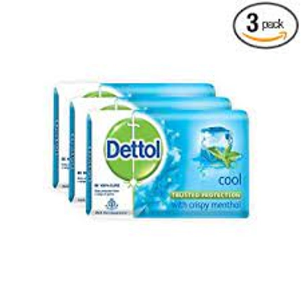 Dettol Cool Soap - 75 g (Pack of 3)
