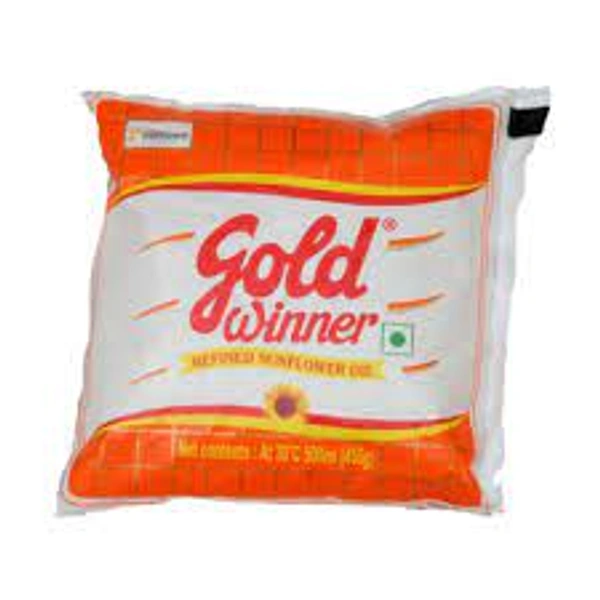 Gold Winner Refined Sunflower Oil - 500 ml