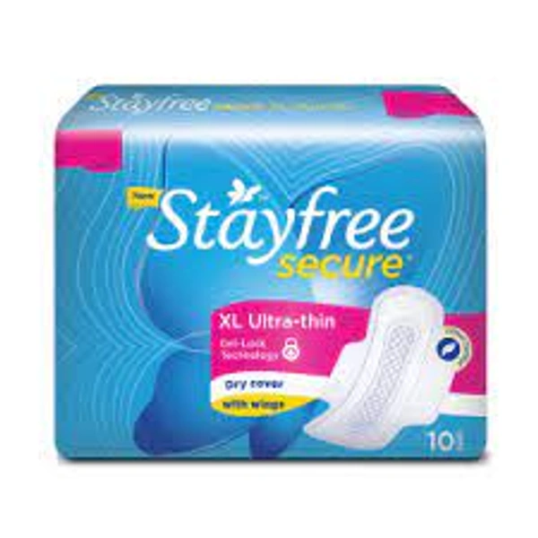 Stayfree Secure - 6 Pads, XL Ultra