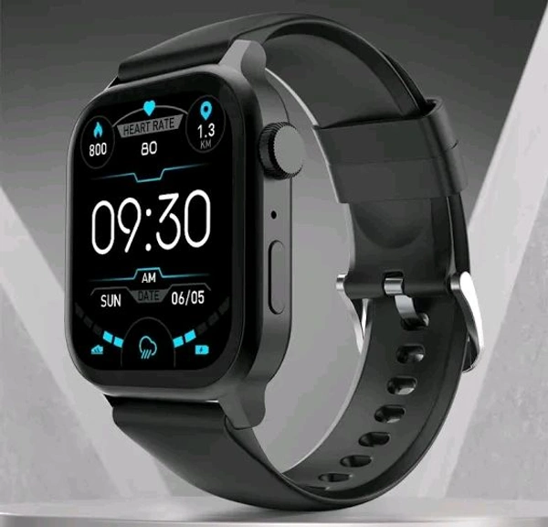 𝗙𝗶𝗿𝗲-𝗕𝗼𝗹𝘁𝘁 Rise Smartwatch - Bluetooth Calling, 123 Sports Modes, Voice Assistant, Black - Black