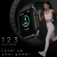 𝗙𝗶𝗿𝗲-𝗕𝗼𝗹𝘁𝘁 Rise Smartwatch - Bluetooth Calling, 123 Sports Modes, Voice Assistant, Black - Black