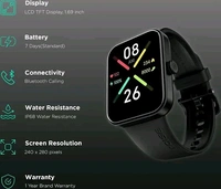 𝗡𝗼𝗶𝘀𝗲 Pulse Go Buzz Advanced Bluetooth Calling Smart Watch (Jet Black