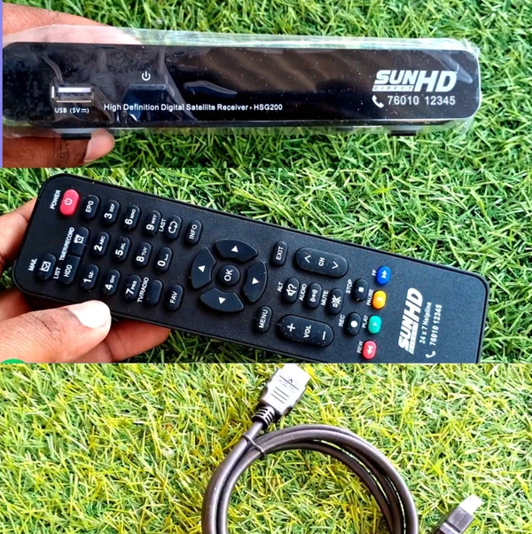 SUN DIRECT 2 வருடம் ( SUN GROUP + NCF ) முற்றிலும் இலவசம் ( பாக்ஸ் மட்டும் )
