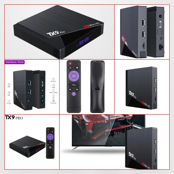 TX9 PRO 4GB RAM + 32GB ROM - ( ஜியோ ,லோக்கல் ,இலங்கை சேனல் இலவசம் )