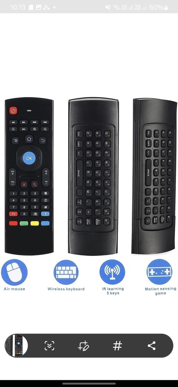 WIFI REMOTE  WIFI - அனைத்து TV & SET TOP BOX , CCTV ரிமோட்