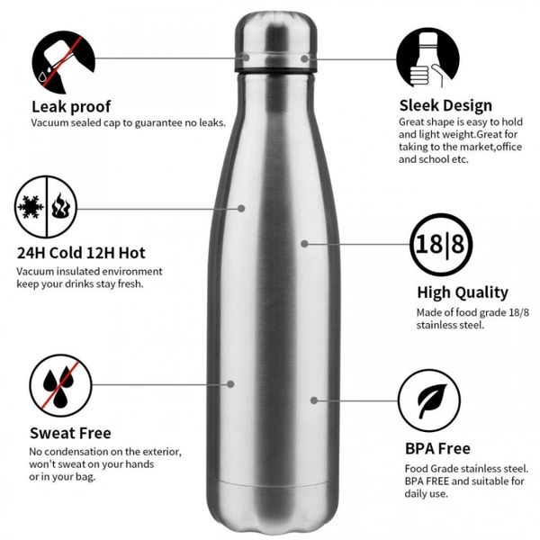Stainless Steel Bottle 500ml - 