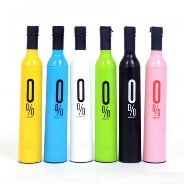Bottle Umbrella - Green Pink Yellow White Blue