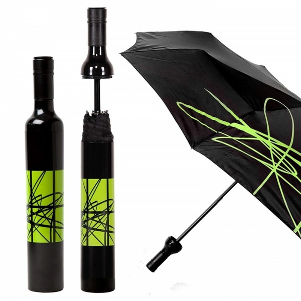Bottle Umbrella - Green Pink Yellow White Blue