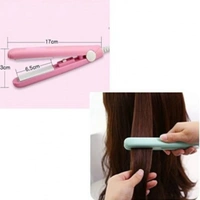 Mini Portable Electronic Hair Straightener and Curler