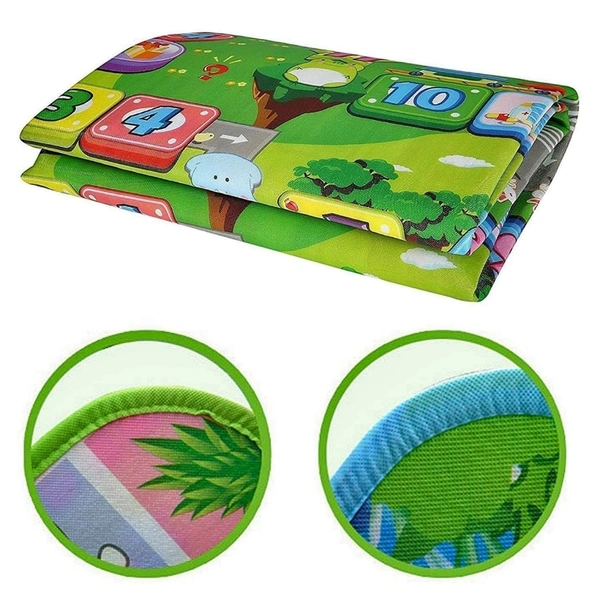 Waterproof Single Side Baby Play Crawl Floor Mat for Kids Picnic School Home (Size 180 x 115)