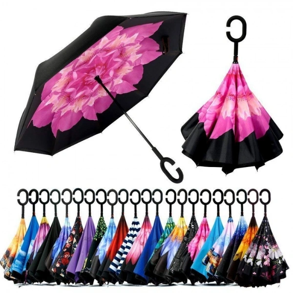 C Handle Umbrella (Reverse Umbrella)