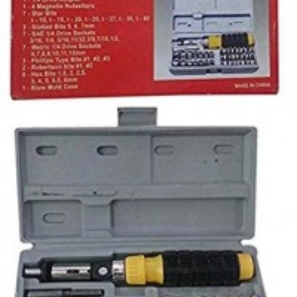 Socket and Screwdriver Tool Kit Accessories (41 pcs)