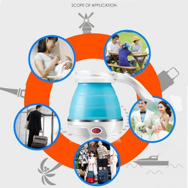 Silicon Foldable Travel Kettle