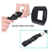 0548 Black Digital Portable Luggage Scale with LCD Backlight (50 kg)