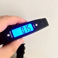 0548 Black Digital Portable Luggage Scale with LCD Backlight (50 kg)