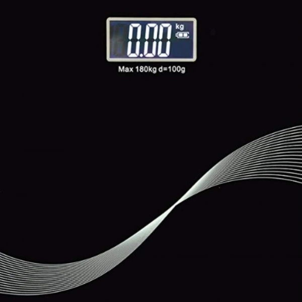 Black Bathroom Scale