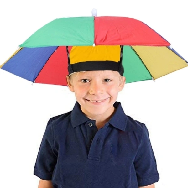 (Out of Stock)Hands Free Umbrella Hat to Protect from Sun & Rain