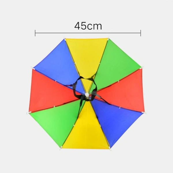 (Out of Stock)Hands Free Umbrella Hat to Protect from Sun & Rain