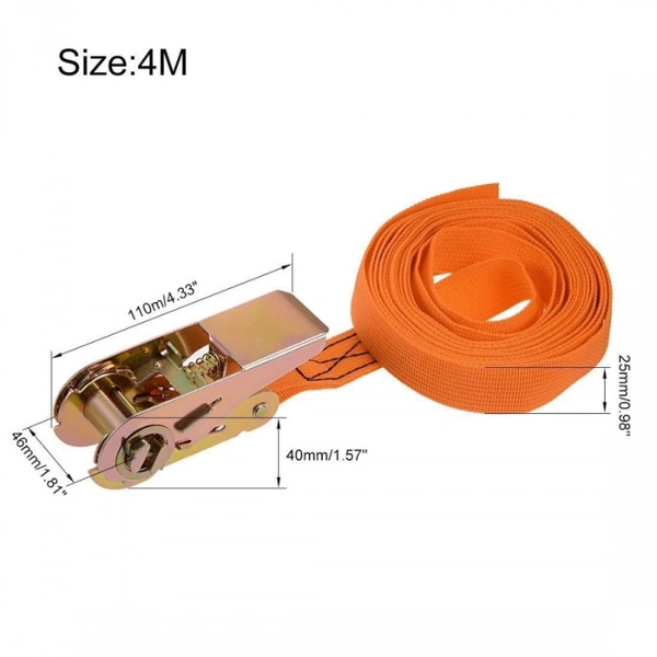 Ratchet Tie Down Strap (1 Ton Capacity)