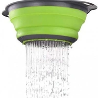 Flodable Silicon Food Strainer  - round & small (1pc)