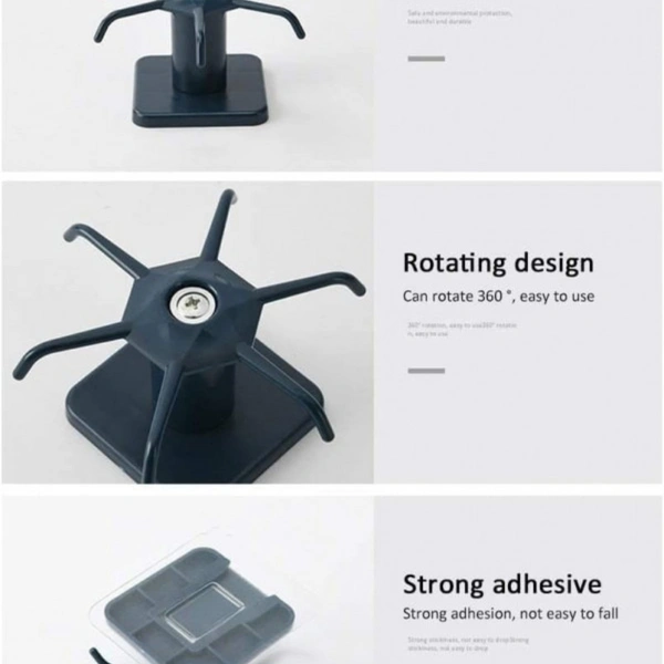 360 Degree Rotate Kitchen Hook - Self Adhesive
