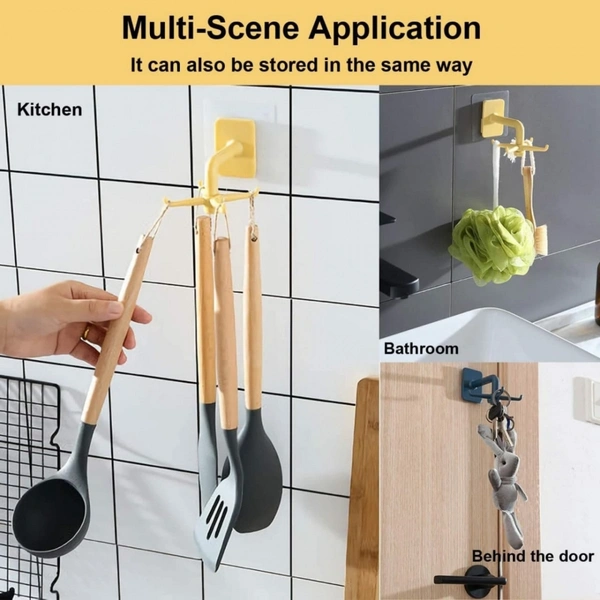 360 Degree Rotating Hooks (2 Hooks) - 